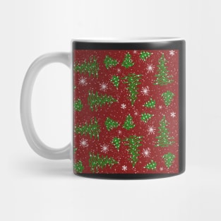 Trees and Snowflakes Mug